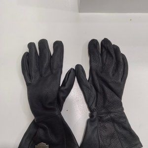 Harley-Davidson black leather gloves